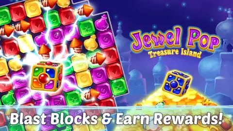 Jewel Pop: Treasure Island gameplay screenshot