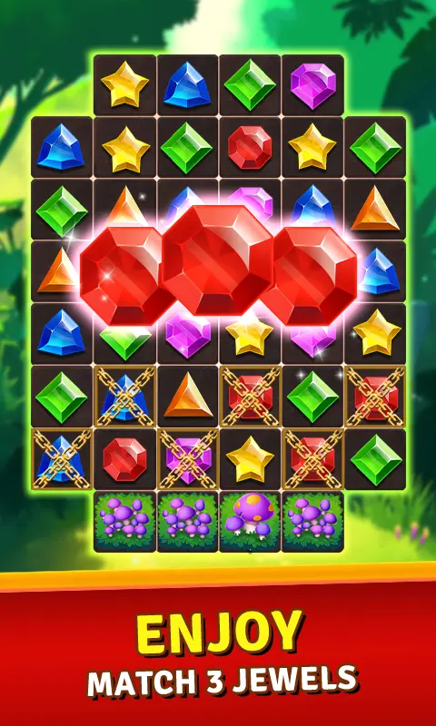 Jewels Jungle Treasure gameplay screenshot