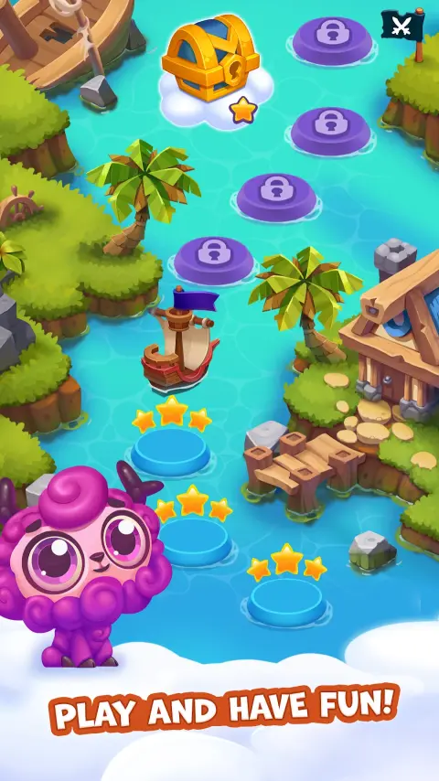 Pirate Treasures: Jewel & Gems gameplay screenshot